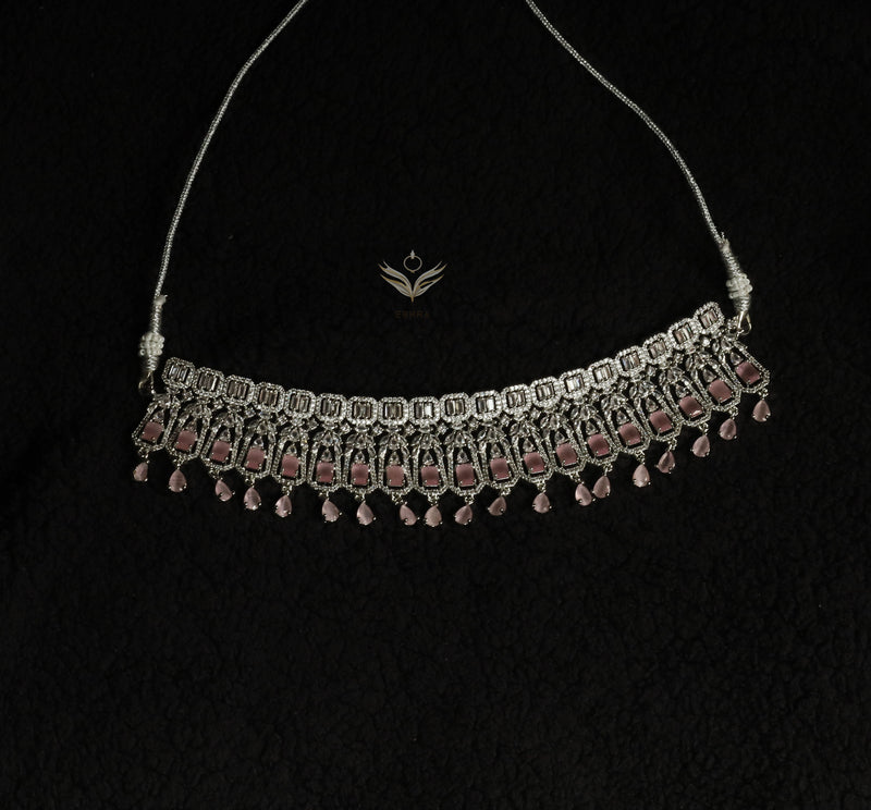 Bridal Ruby Diamond Necklace