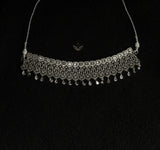 Azure dreamscape white necklace set