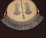 Coral cadenza pink necklace set
