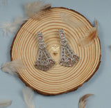 Coral cadenza pink necklace set