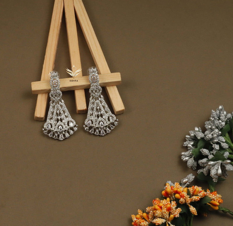 Coral cadenza white necklace set