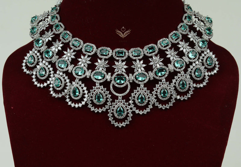 Mint Green Necklace set