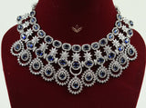 Sapphire Necklace Set