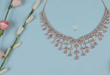 Diamond whisper necklace set