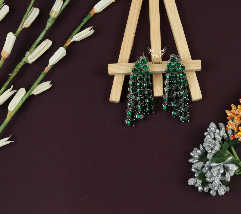 Emerald essence necklace set
