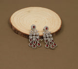 Gemstone galaxy ruby necklace set
