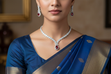 Gilded Twilight Ruby Necklace Set