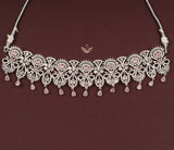 Iridescent illusion necklace set