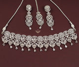 Iridescent illusion necklace set
