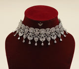 Iridescent illusion necklace set