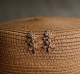 Lilac Lace Necklace Set - Gold