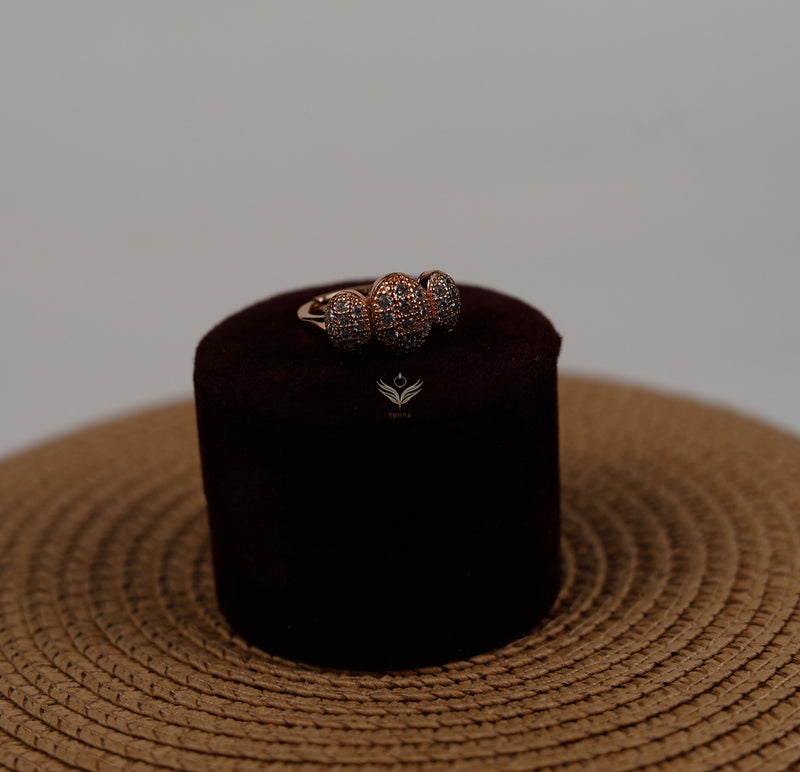 Lysanders Crystal Cascade Designer Ring