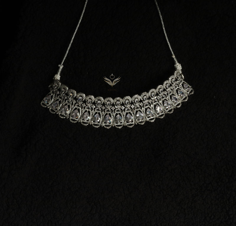 Mystical moon drops necklace set