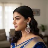 Peacock Earring Pink