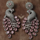 Peacock Earring Pink