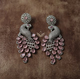 Peacock Earring Pink