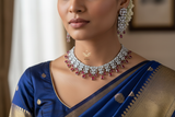 Ruby Diamond Necklace Indian
