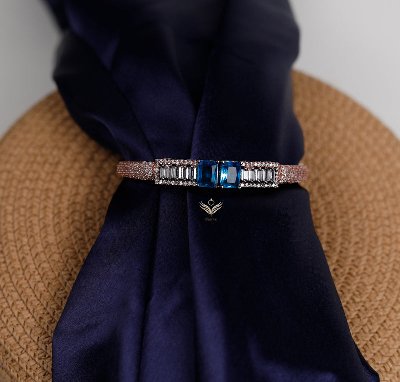 Samuels Radiant Link Sky Blue Bracelet