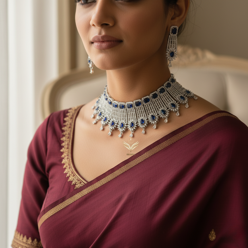 Sapphire necklace
