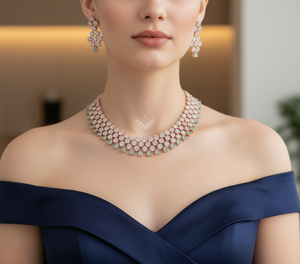 Subdued Sparkle Necklace Set