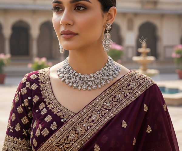 Timeless treasure pink necklace set