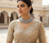 Timeless treasure sapphire blue necklace set