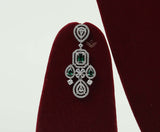 Timeless treasure emerald necklace set