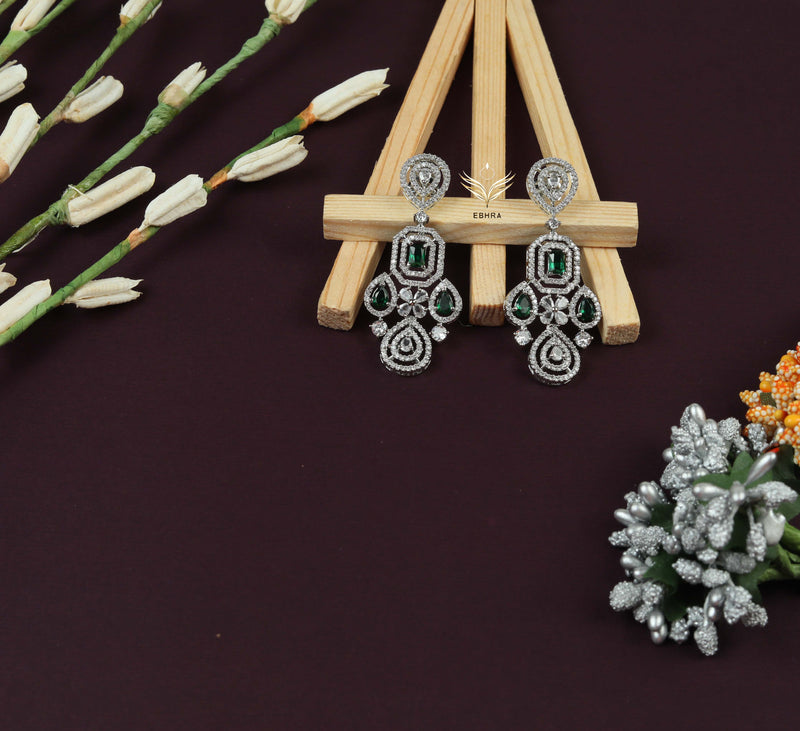 Timeless treasure emerald necklace set