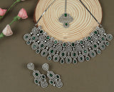Timeless treasure emerald necklace set