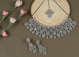 timeless treasure pink and green necklace set