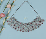 Timeless treasure Ruby Necklace Set