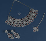 Timeless treasure Ruby Necklace Set