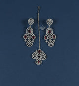 Timeless treasure Ruby Necklace Set