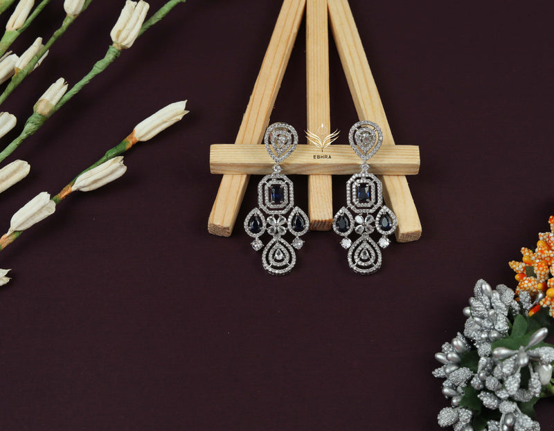 Timeless treasure sapphire blue necklace set