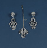 Timeless treasure sapphire blue necklace set