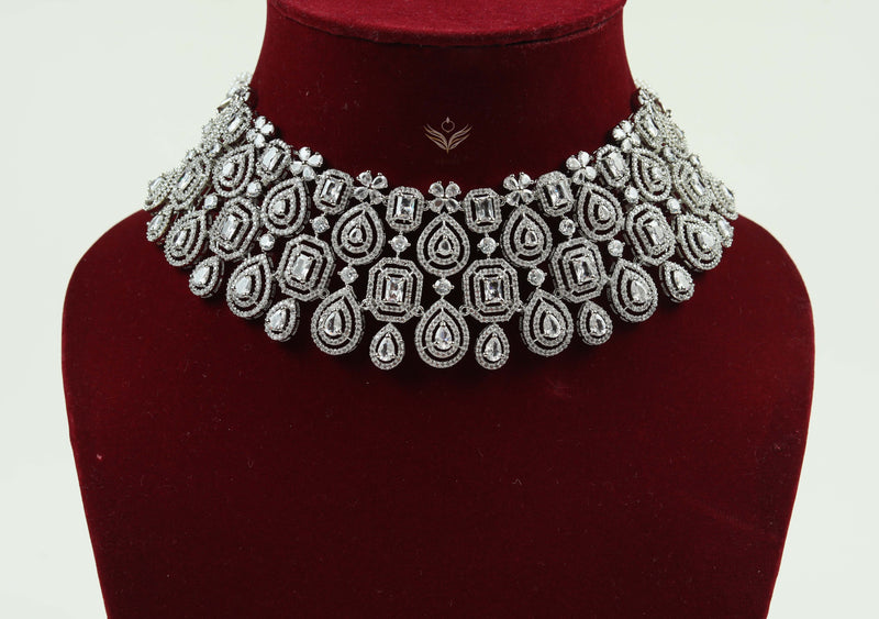 Timeless treasure white necklace set