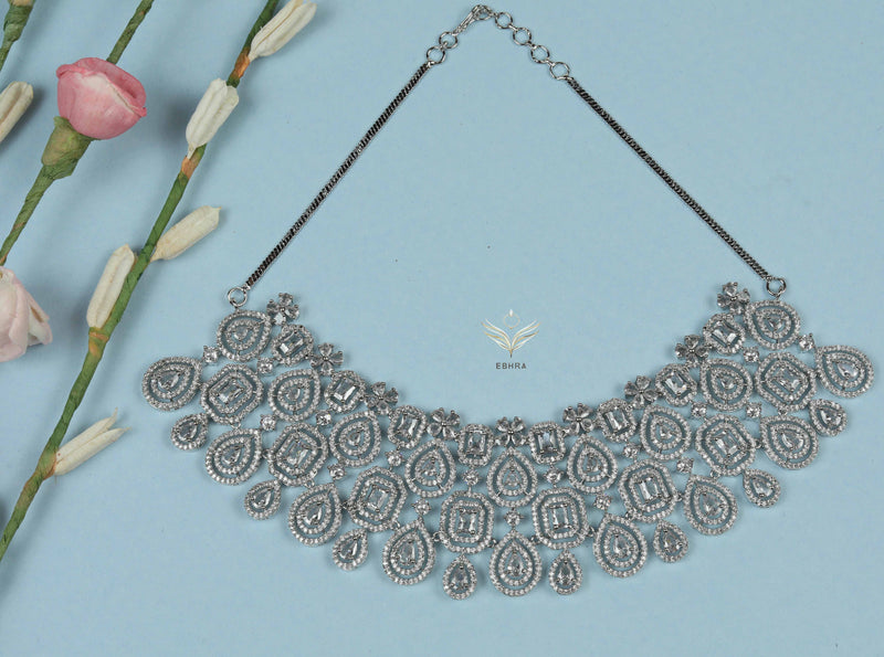 Timeless treasure white necklace set