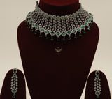 Velvet serenade emerald necklace set