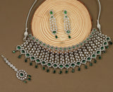 Velvet serenade emerald necklace set