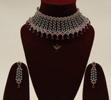 Velvet serenade ruby necklace set