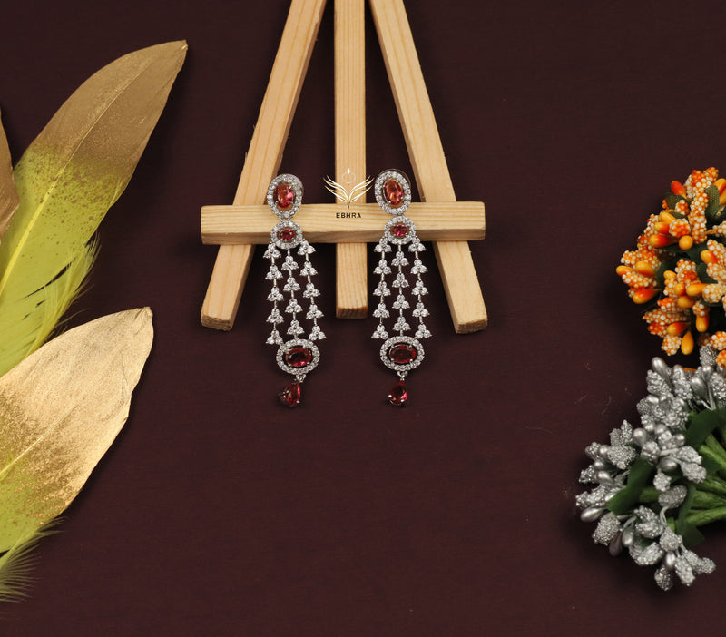 Velvet serenade ruby necklace set