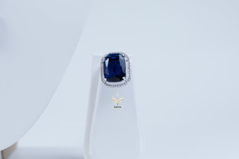 Crystal Euphoria Sapphire Blue Necklace Set