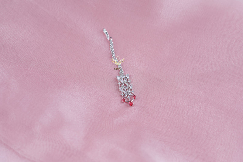 Ruby Diamond Necklace Indian