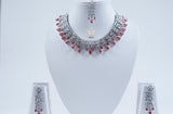 Ruby Diamond Necklace Indian