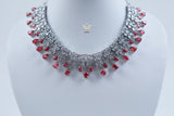 Ruby Diamond Necklace Indian