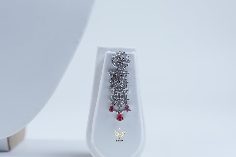 Ruby Diamond Necklace Indian