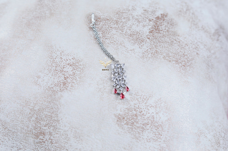 Ruby Diamond Necklace Indian