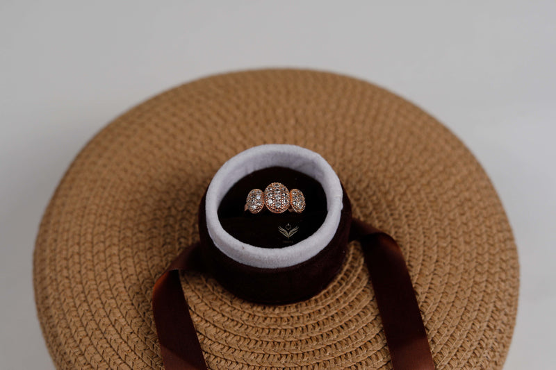 Lysanders Crystal Cascade Designer Ring